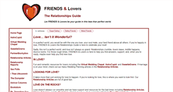 Desktop Screenshot of friendsandlovers.com